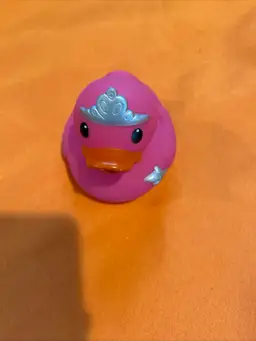 PINK PRINCESS DUCK Infantino Fun Time RUBBER DUCK (Limited Edition) TIARA  WAND