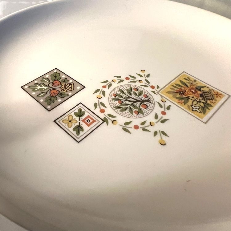 Vintage MCM Retro Taylor Smith Taylor Brocatell Salad Bread Dessert Plate