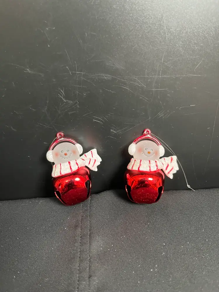 Variety of 5 Red/Green/Gold Christmas Tree Ornaments