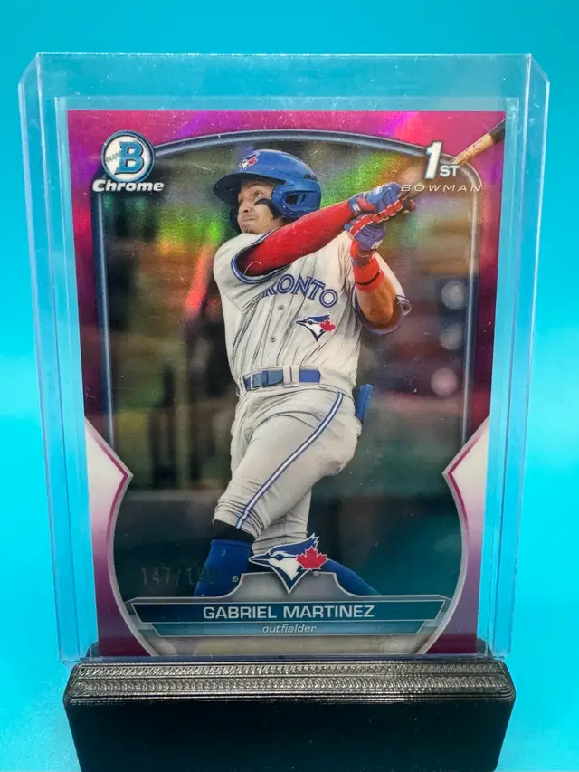 Gabriel Martinez 1st Bowman Chrome Fuchsia Refractor /199 Toronto Blue Jays