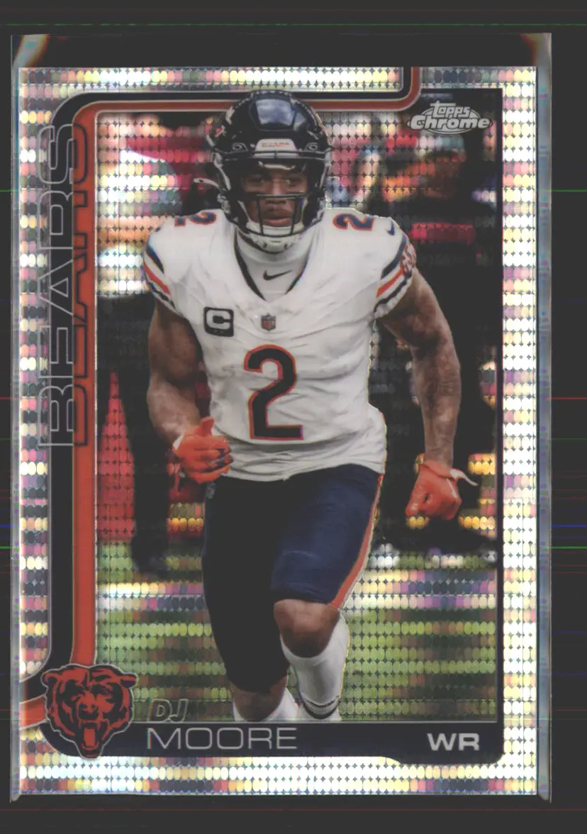 Dj Moore 2025 Topps Chrome Pulsar #48 - (142) - Chicago Bears