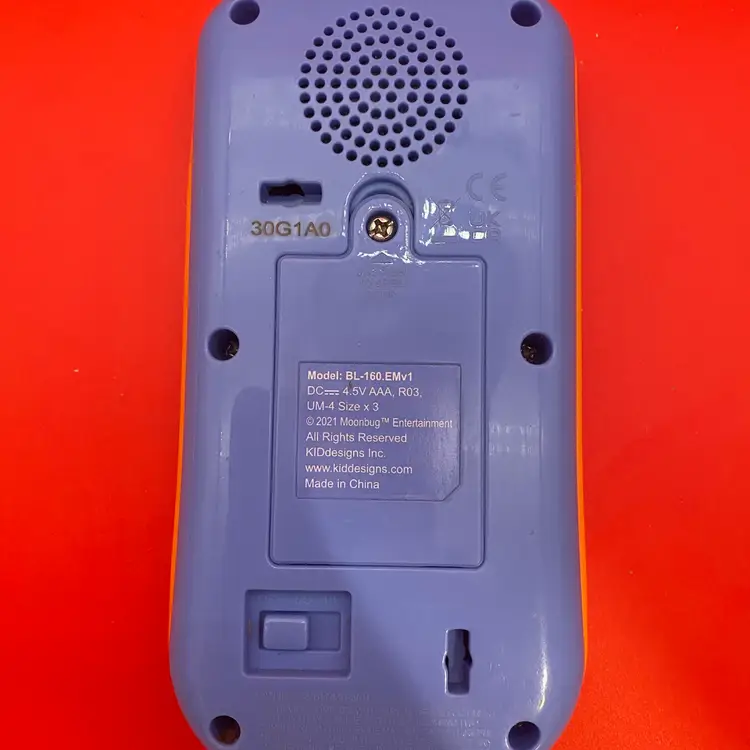 Blippi Kid's Blue & Orange Electronic Play Phone Toy - 2021 Moonbug