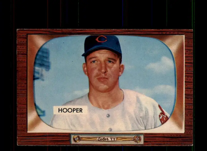 1955 Bowman #271 Bob Hooper - (pk-tl3) - Cleveland Indians