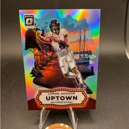 Lamar Jackson Uptown 2025 Optic Baltimore Ravens