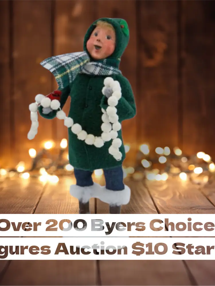 Byers Choice Carolers Auction Over 200!!Low starts