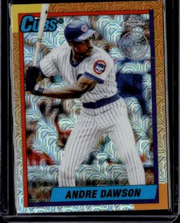 Andre Dawson Topps Chrome Cubs Card