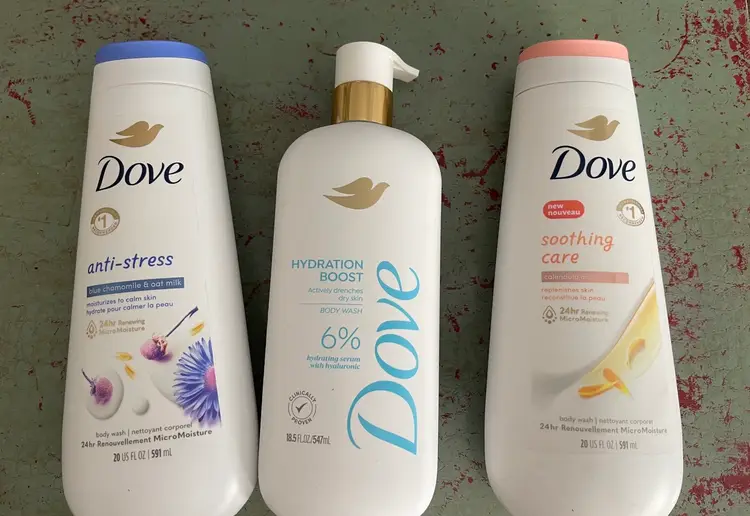 Dove Body Wash Lot Of 3