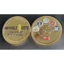 Invisible Vets Collectible 
Challenge Coin
