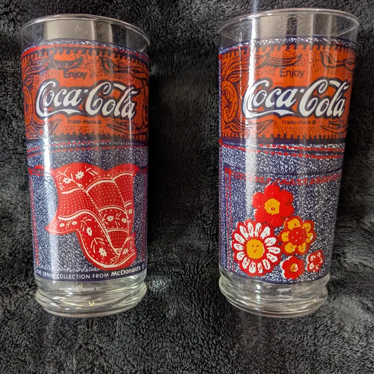 Vintage Coca-Cola Glass Set.