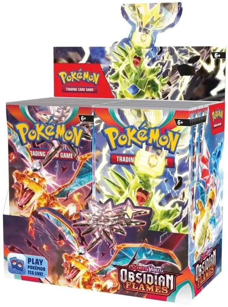 Pokémon Obsidian Flames Booster Box Packs Ripped Live