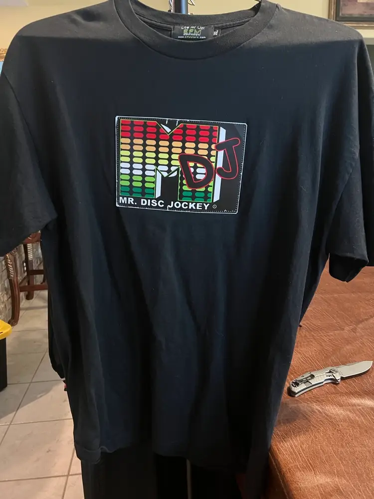 Lite M’ Up Vintage Mr Disc Jockey MDJ XL Shirt