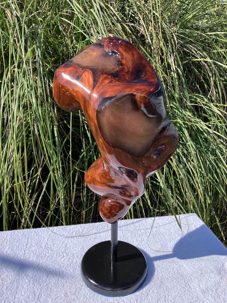 Organic Redwood Driftwood Sculpture