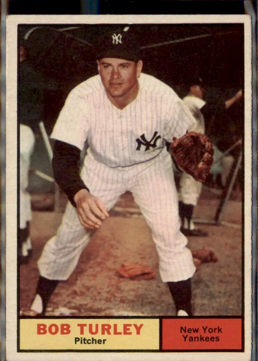 1961 Topps #40 Bob Turley - ( ) - New York Yankees