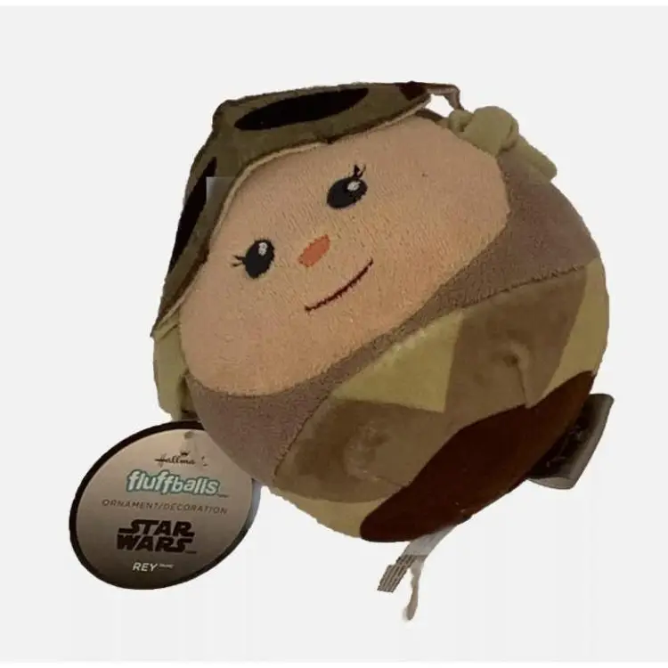 Disney Star Wars 'Rey' Hallmark Fluffballs Christmas Ornament