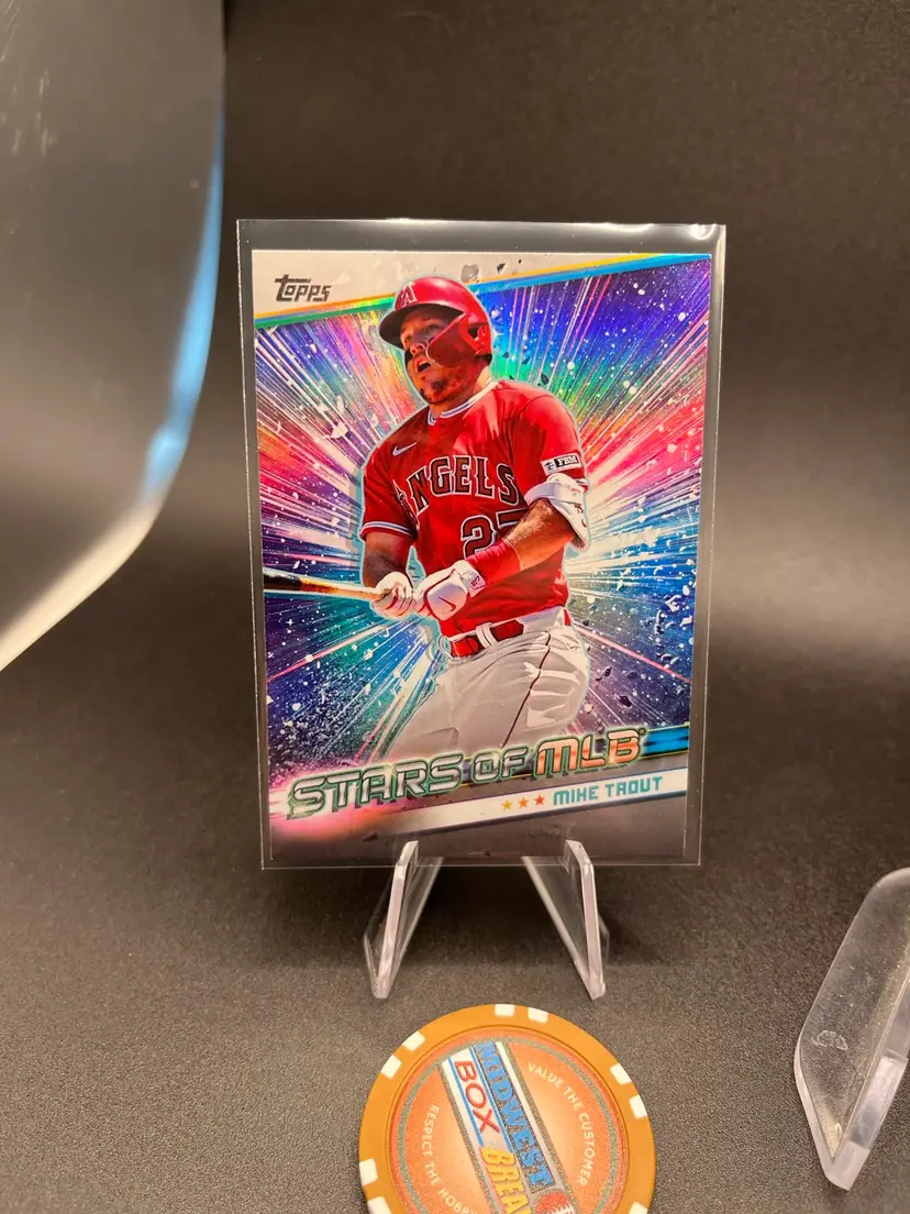 Mike Trout Stars Of The MLB 2024 Topps Los Angeles Angels