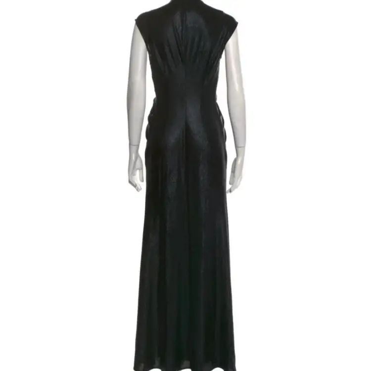 ZAC ZAC POSEN Black Polyester Maxi Length Dress Size 10, New,  Retail $790