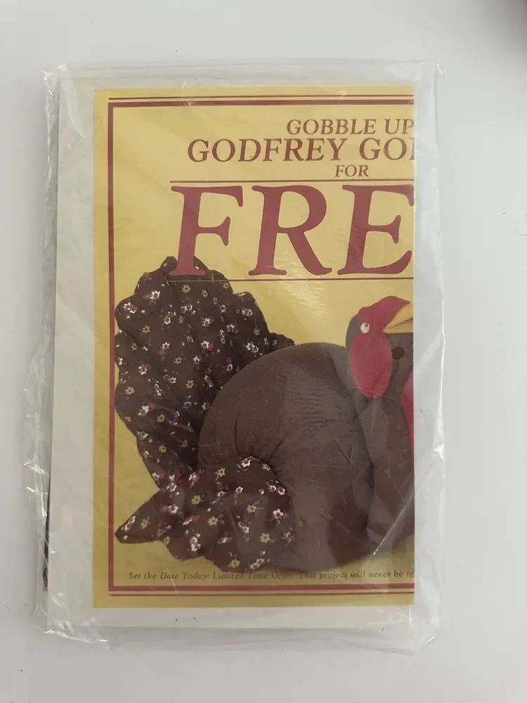 Thanksgiving Turkey Sewing Kit Godfrey Gobbler Artcraft Concepts Fabric Project