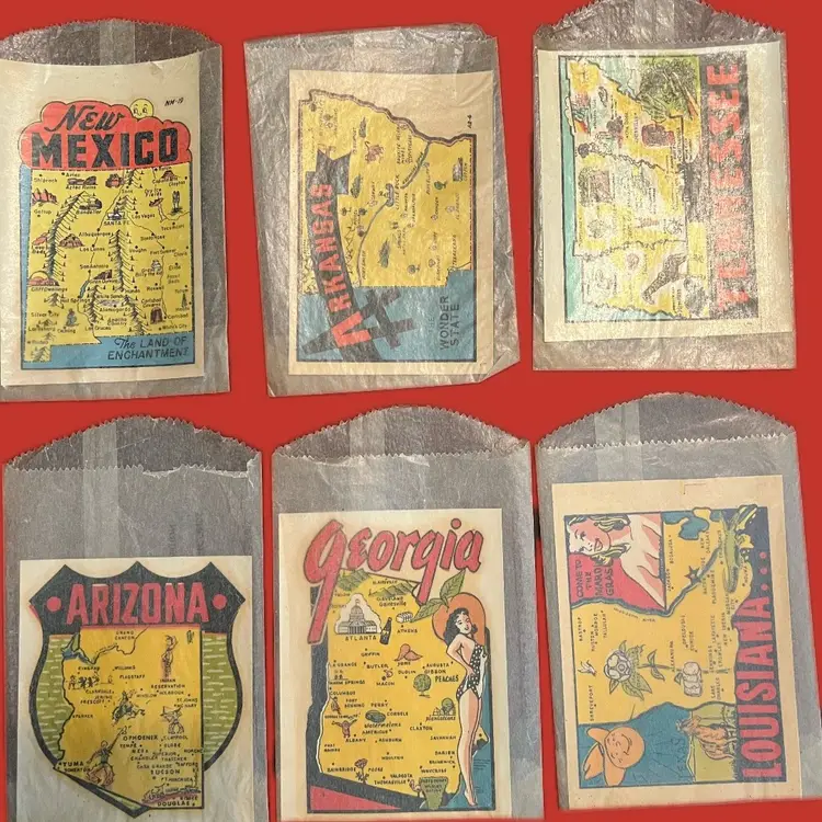 Lot Of 6 NOS Souvenir Decals