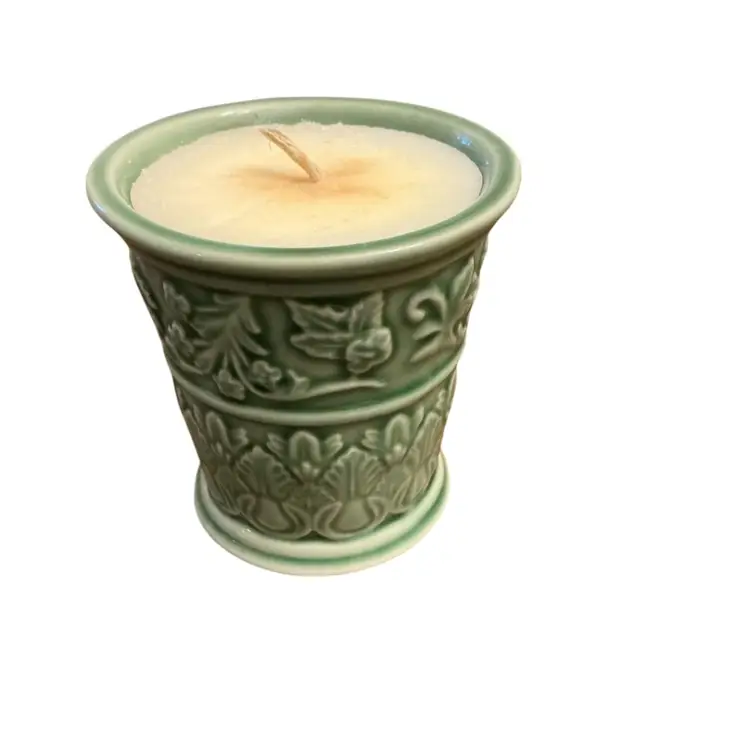 Vintage Ceramic Candle Jar
