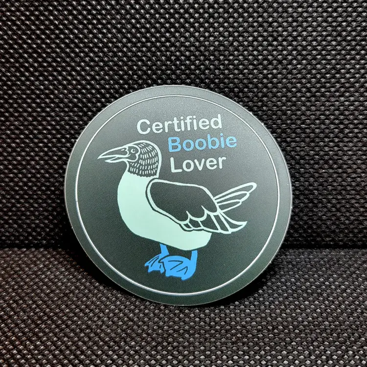 'Certified Boobie Lover' Sticker