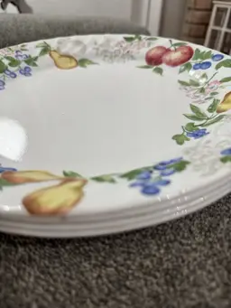 Corelle “Chutney”  10.25” Dinner Plates.            SET OF 4. Listing #2