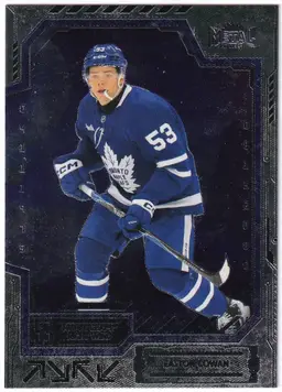 2025-26 Metal Universe #134 Easton Cowan RC Toronto Maple Leafs Hockey Card