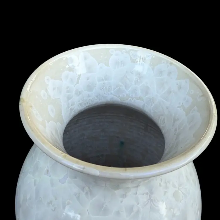 Simon Pearce Crystalline Pottery Vase