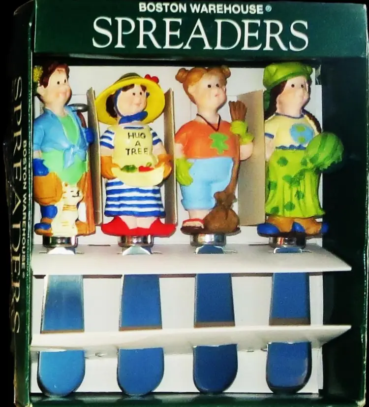 Boston Warehouse Vntage 1999 Spreades Servware NOS