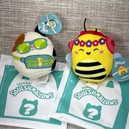 Lot of 2 McDonald’s Squishmallows Cam + Sunny 2023 Plush Toys Unused