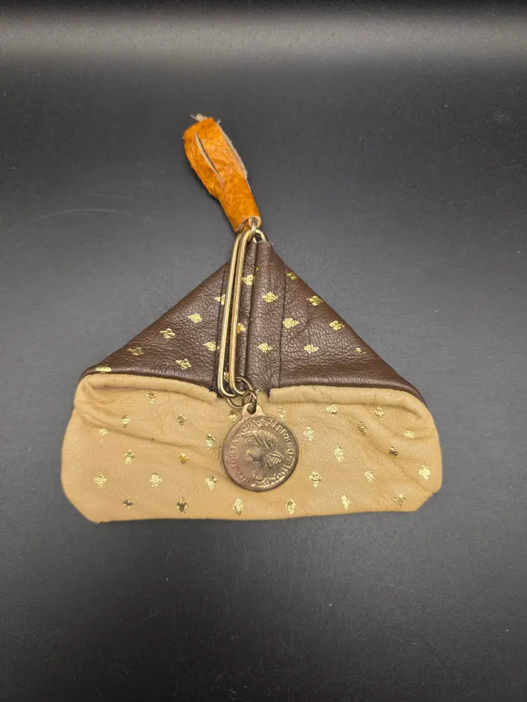 Vintage Leather coin purse from Italy