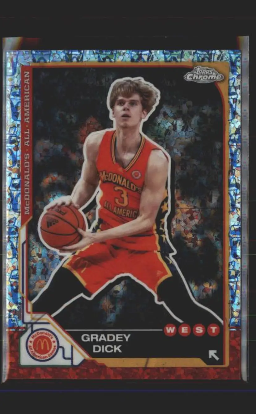 2025 Topps Chrome McDonald's #97 Gradey Dick McFlurry Refractor - (140)