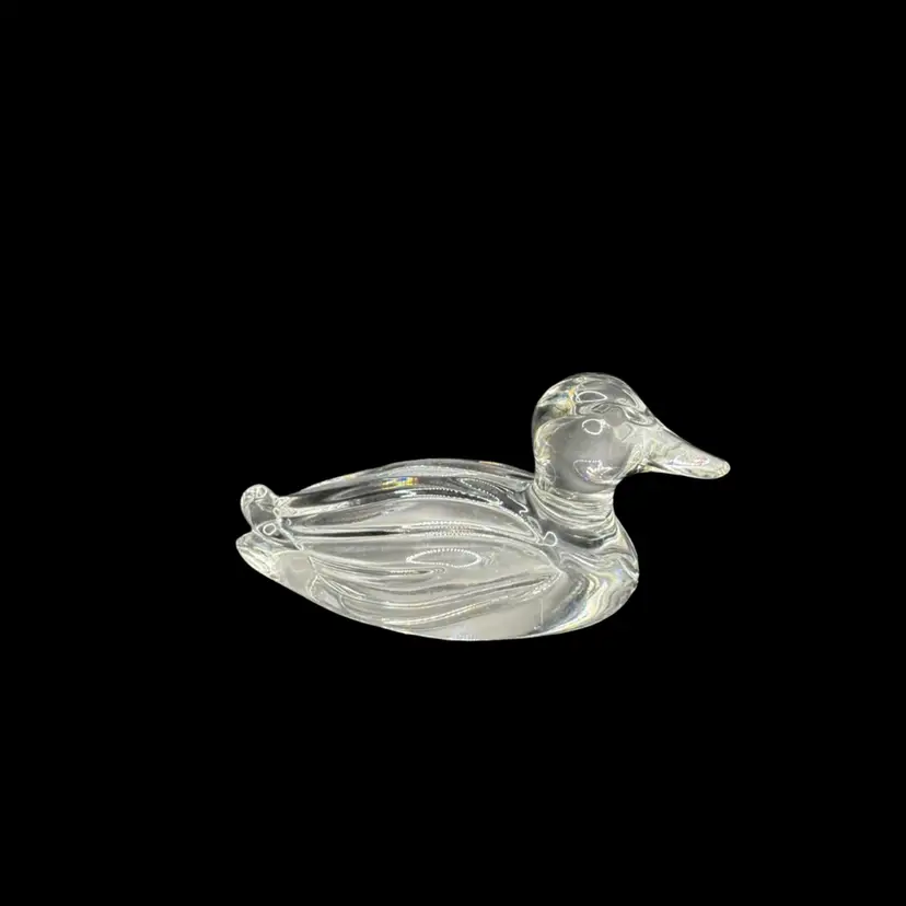 Princess House German Clear Crystal Duck