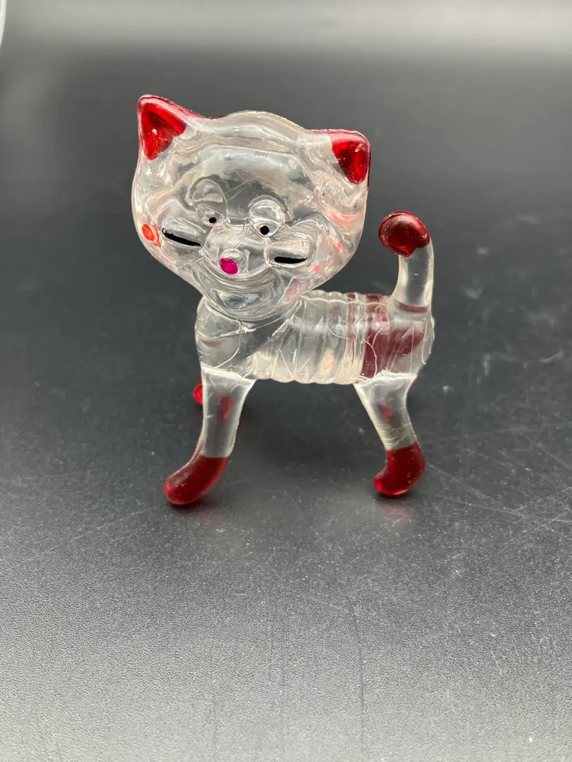 BIN - Vintage Crystalite Pet 1960s Plastic Acrylic