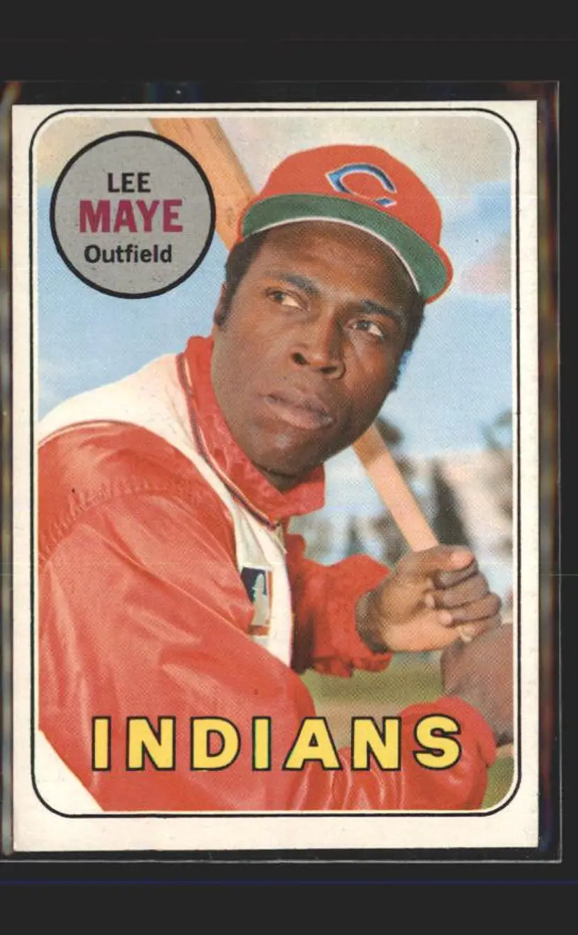 1969 Topps #595 Lee Maye - (137) - Cleveland Indians