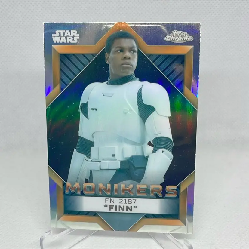 2023 Topps Chrome Star Wars Monikers #M-17 FN-2187 - Finn