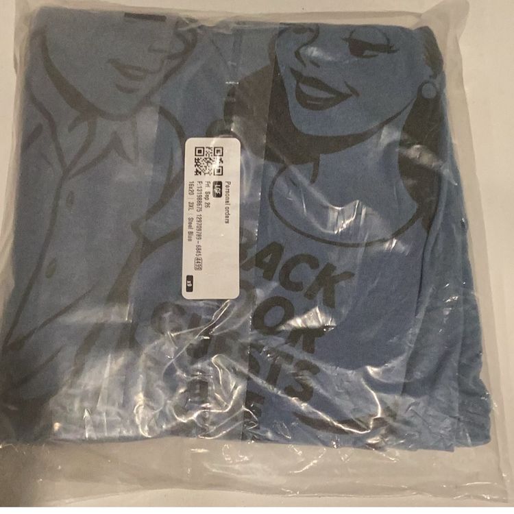 Back Door Guests Are Best - 3XL - Steel Blue