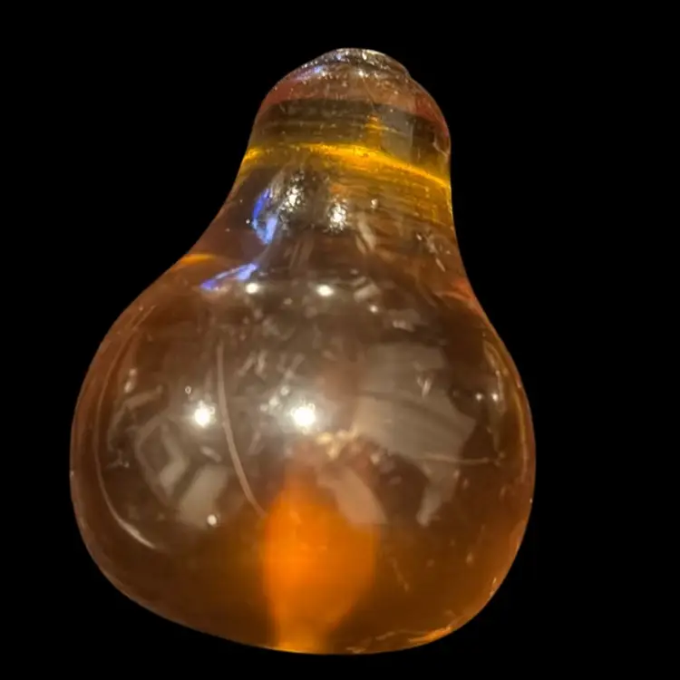 Lucite Fruit Banana/ Pear/ Lemon/ Plum  * 3 Missing Stems 💥Glows💥