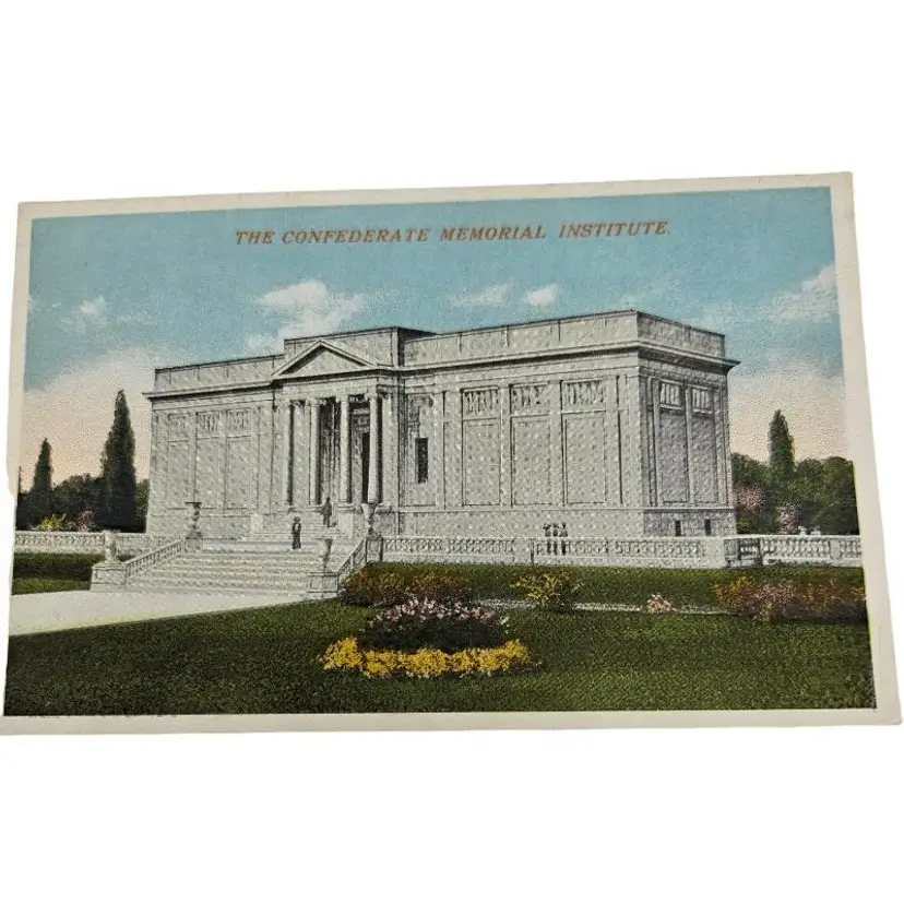 Vintage Confederate Memorial Institute Postcard
