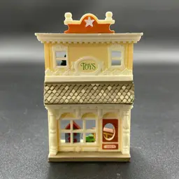 Hallmark Nostalgic Dollhouse Toy Shop Hanging Christmas Ornament Holiday VTG