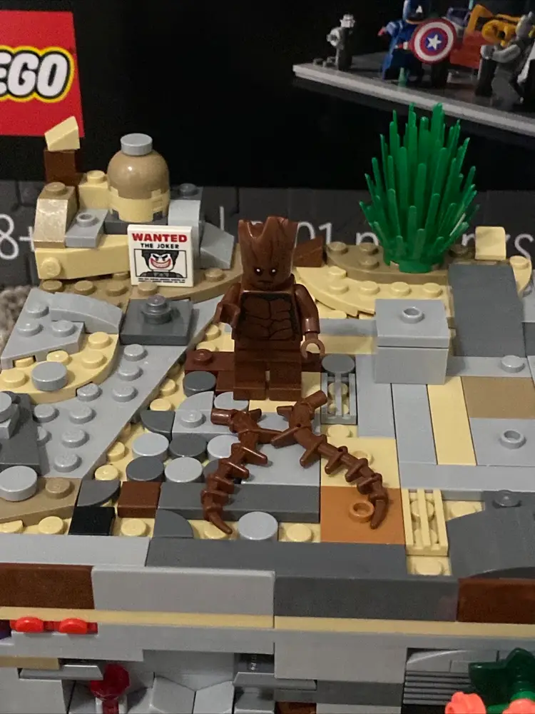 LEGO Super Heroes Marvel Thor's Weapon Quest 76102 - Groot - sh501 W/ Vines