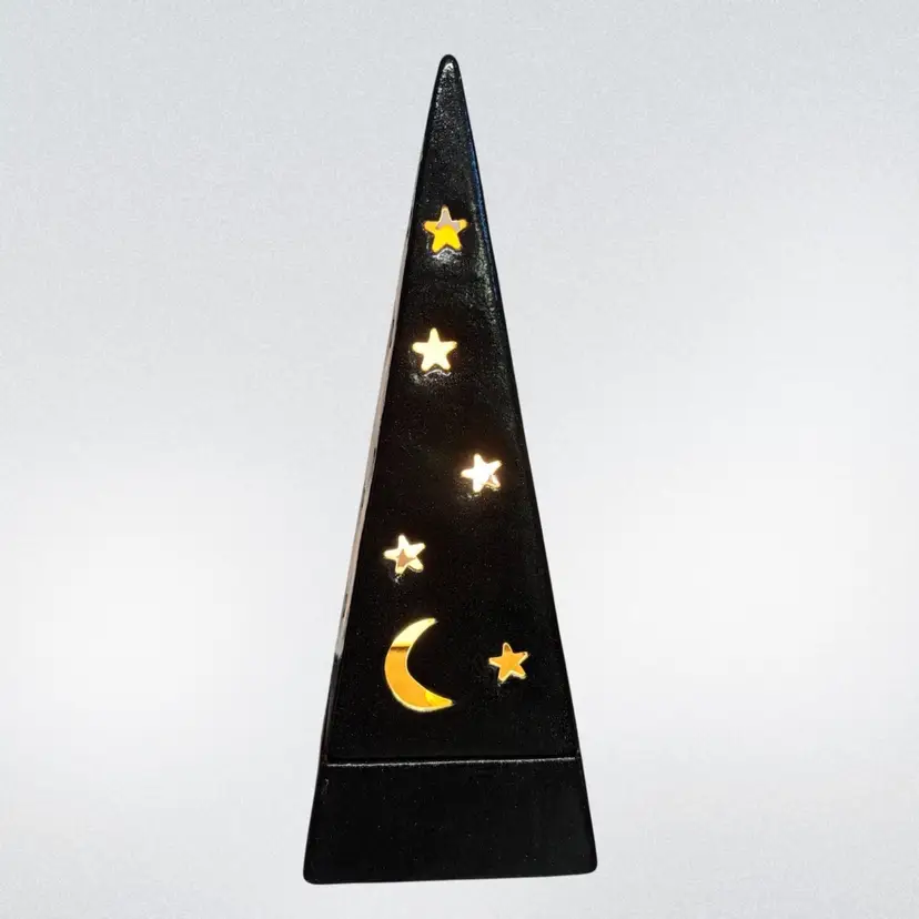 For the Mystic Stars & Moon Cone Shaped Black Lamp 12”