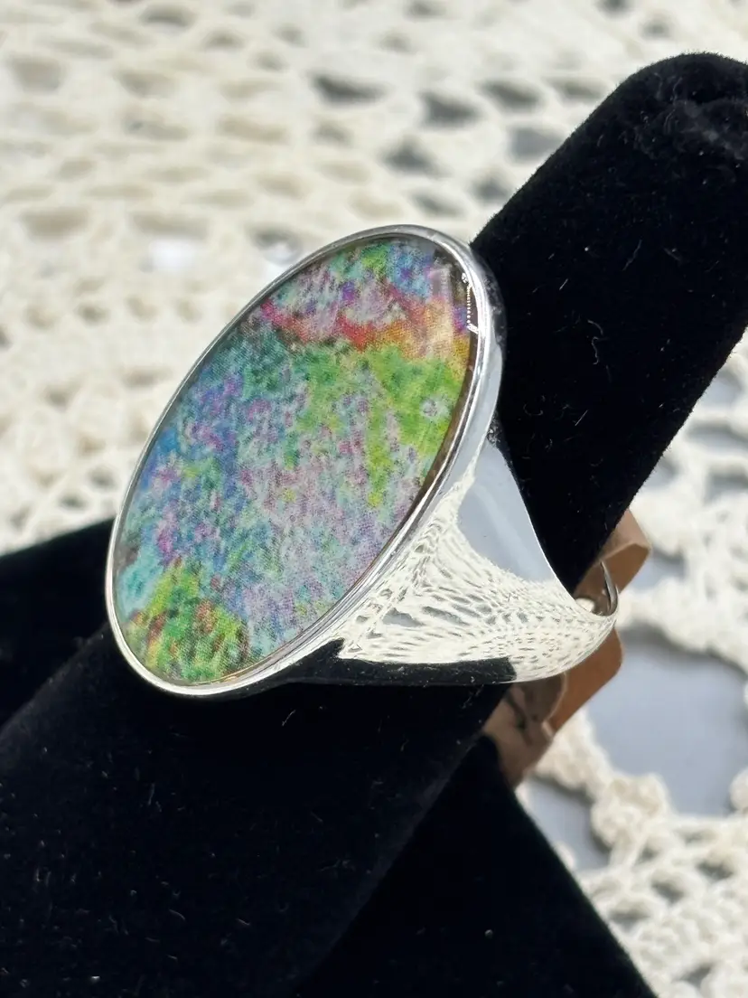 Sterling Colorful Signet ring