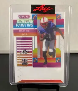 2023 Leaf Sideline Painting Rachee Rice Pre-production Proof /1