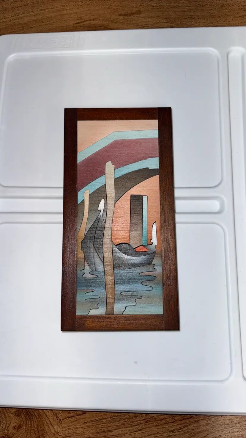 Signor Blum Venezia (Venice) Wooden Puzzle “Gondola Under The Bridge” 9” by 4.5”