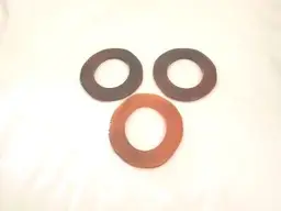 Bangle Bracelets 3 for small hands Lucite (?) Bakelite(?) 2 Brown 1 Amber Vintage