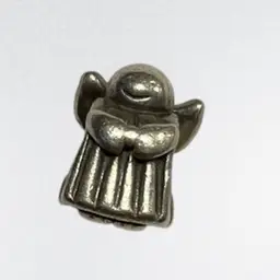 #48 Pandora ALE Sterling Silver.925 Angel Charm Bead .375”