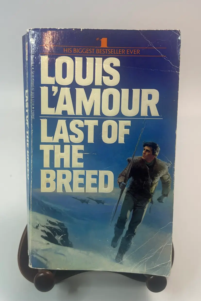 Vintage 'Last of the Breed' Louis L'Amour Paperback Book 1987 Bantam Book