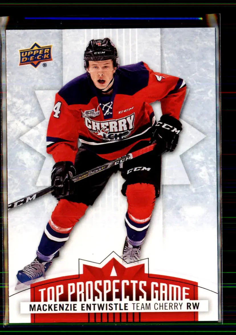 Mackenzie Entwistle 2017-18 Upper Deck CHL Top Prospects Game #TP5 - Team Cherry - (147-304)