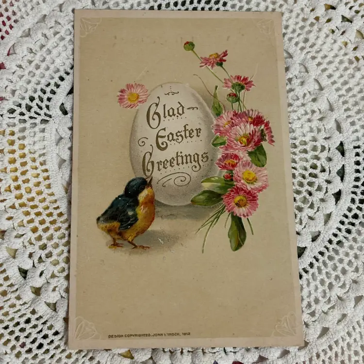 5 Vintage and Antique Easter Cards and Postcards