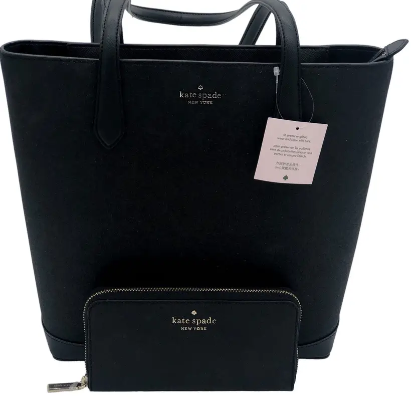 SALE! Handbag KATE SPADE Glitter Sparkle Fabric Shoulder Tote Bag and Matching WALLET-  NWT- K9338 Ltd Time Reduced From $179